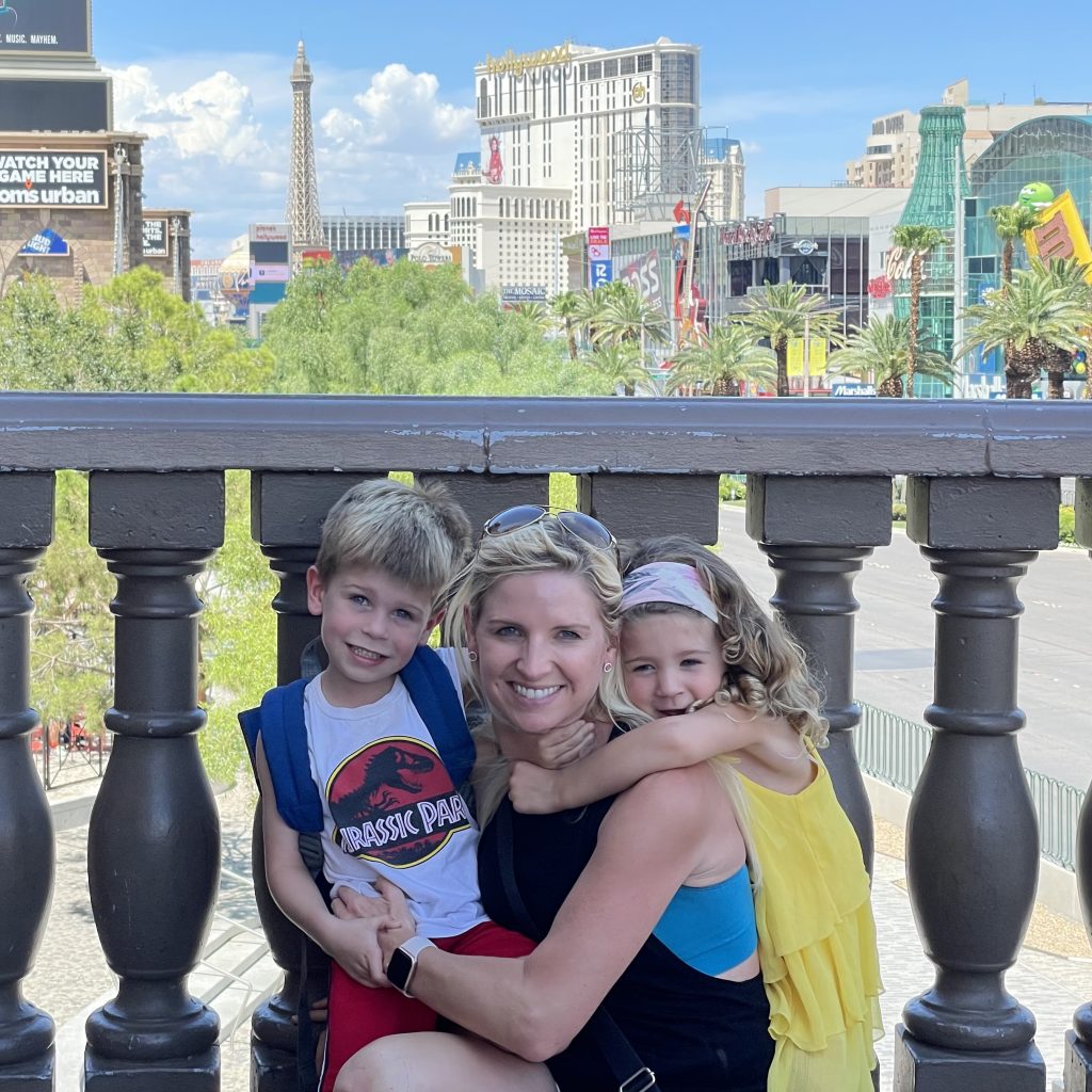 Elizabeth and her family enjoying a prize trip from SweepstakesMom sweepstakes wins