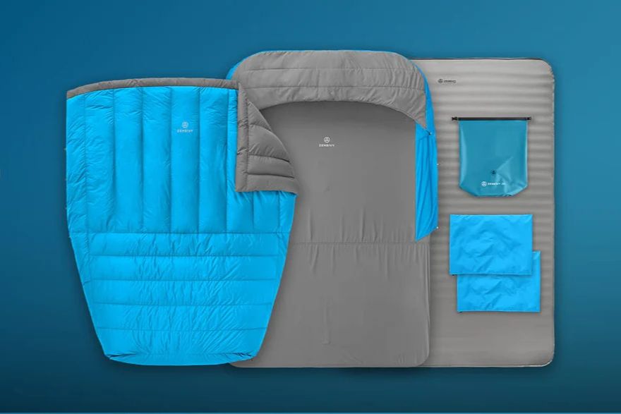 sleeping bags for camping and sleeping from Zenbivy part of the Zenbivy Overland Double Bed Sweepstakes